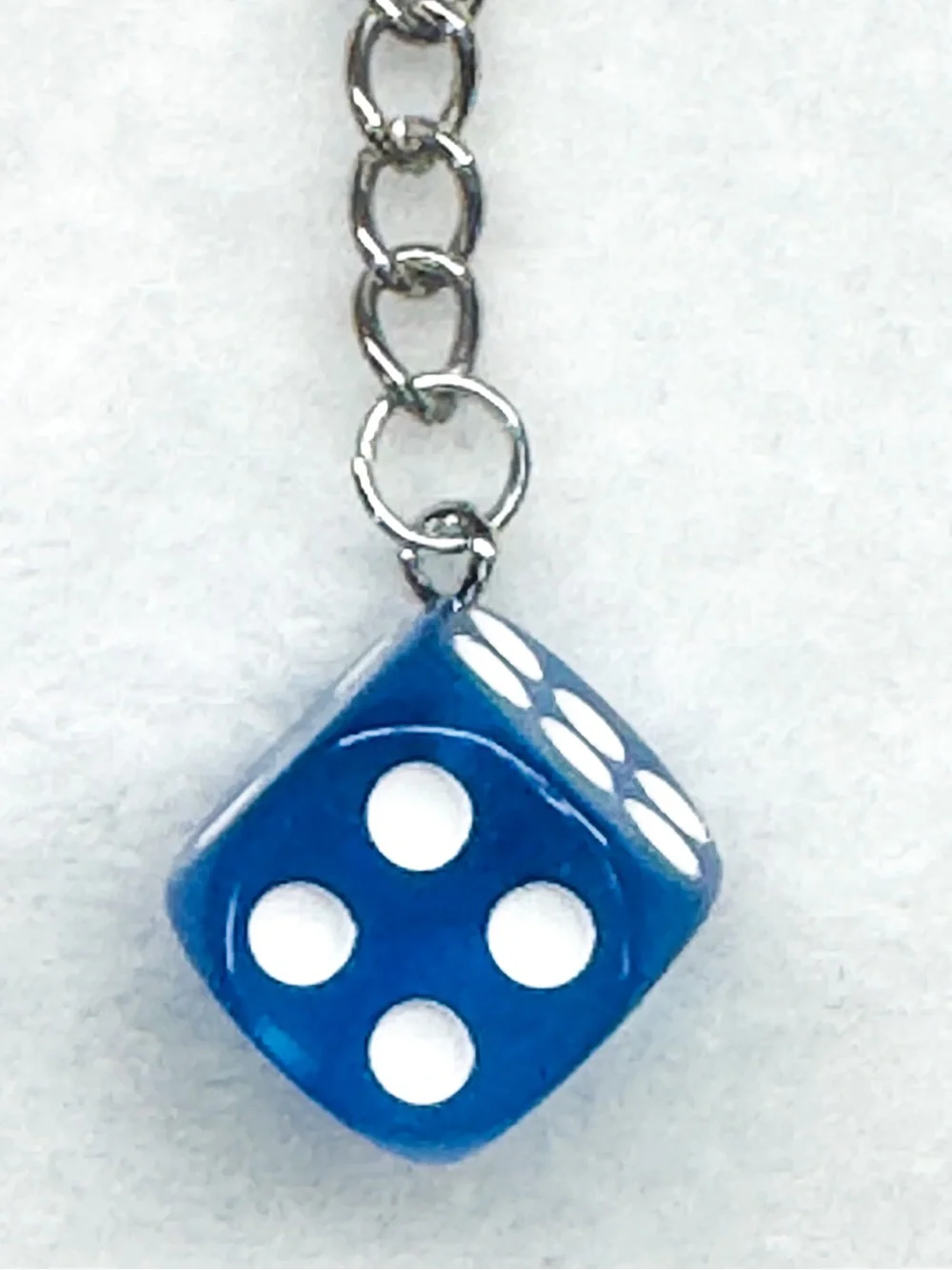 Mini Dice Keychain – Pick One Color – Cute Game Bag Charm